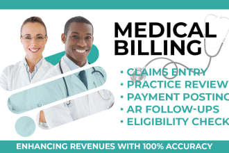 do medical billing, payment posting, appeals, credentialing and eligibility