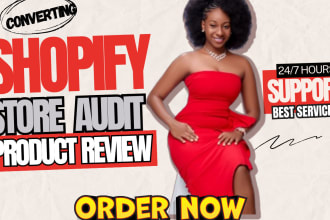 do shopify store review, product SEO optimization and store audit review