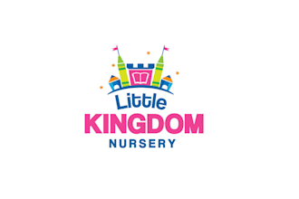 design fun unique little kingdom nursery logo