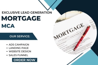 generate mortgage leads for mortgage lead generation mca leads mortgage funnel