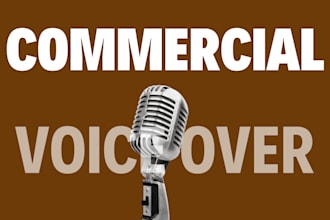 record a professional voiceover for your commercial or ad