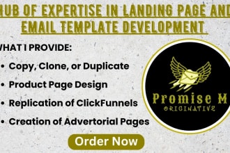 design figma landing page getresponse sales funnel clickfunnel website design