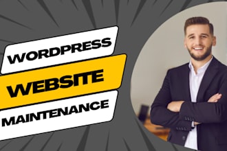 do wordpress website maintenance, support and help