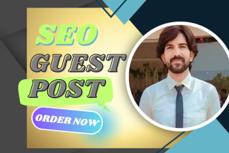 write and publish SEO guest posts on organic traffic websites