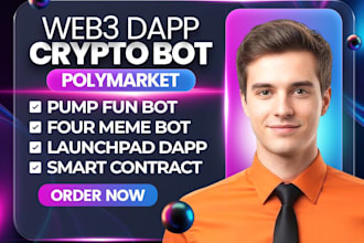build polymarket bot, pump fun, solana trading bot, copy trading, telegram bot