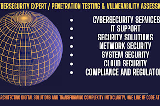 do cybersecurity, penetration testing and vulnerability test