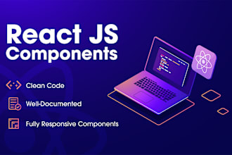 deliver high quality, reusable react js components
