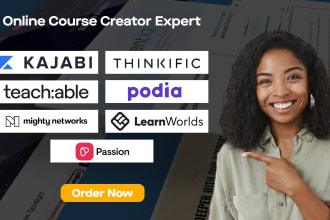 do online course, kajabi website, thinkific, passion io, mighty network, kartra