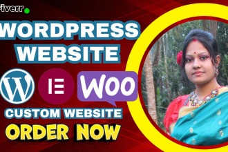 create a dynamic responsive wordpress website and modern landing page wp site
