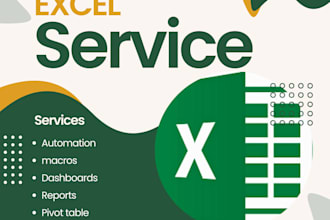 elevate and automate your excel spreadsheet ,dashboard