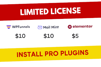 install wp funnel pro and  mail mint pro plugins