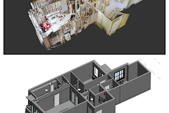 convert point cloud data to revit 3d models