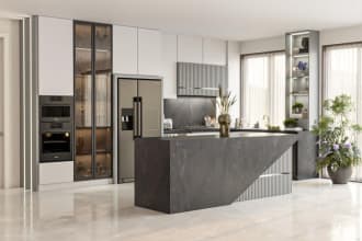 do kitchen design and kitchen interior design and 3d design
