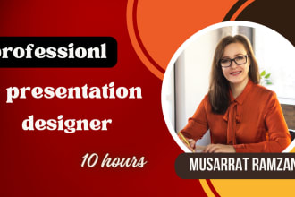 do urgent  powerpoint redesign, animated presentation,  24 h