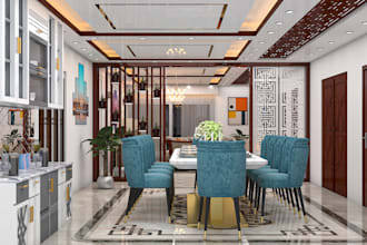 create interior design and 3d interior rendering