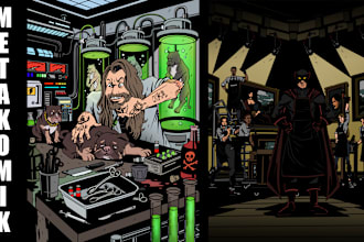 be your noir comic artist so you can chase mike mignola