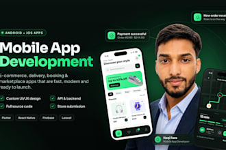 do mobile app development, android ios ecommerce app, flutter developer