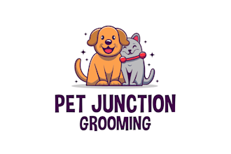 provide a contemporary animal and pet logo design