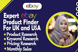 do ebay product hunting for UK and USA