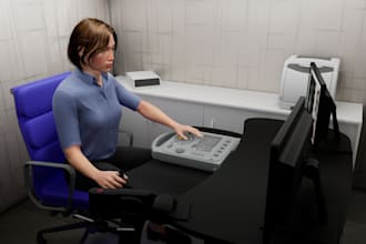 do realistic metahuman character with custom environment