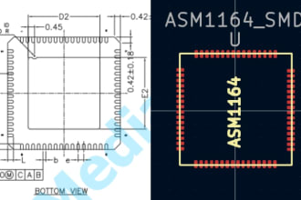 create a custom symbol and footprint library in kicad