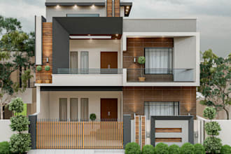 do quick sketchup 3d modeling and vray rendering