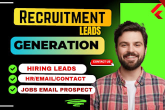 collect recruitment leads, b2b lead generation, from indeed, linkedin