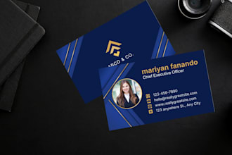modern logo design and custom business cards for your choice