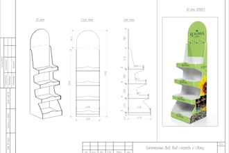 draw your furniture design and make a realistic 3d rendering