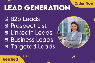 do b2b lead generation and build prospect email list