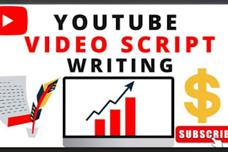 write script for you tube channel