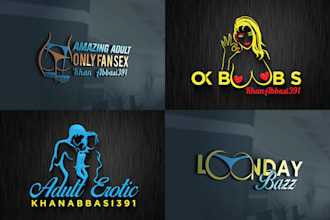 design sexy amazing only fans adult and erotic logo design