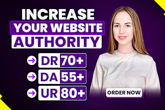 increase domain rating ahrefs dr domain authority da ur with authority backlinks