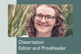 copy edit your dissertation
