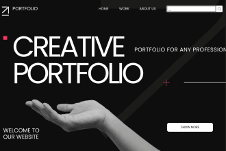 create wordpress personal portfolio website for any profession