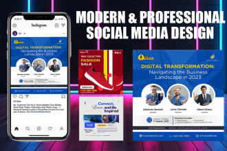 create a professional social media poster designer