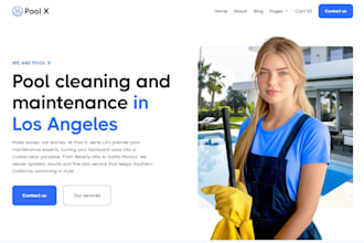 develop a premium business website with modern design