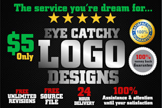 design logo with free unlimited revisions