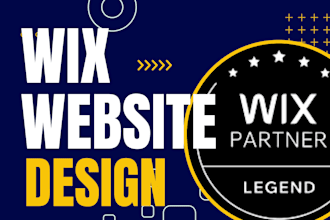 design wix website, redesign wix website or wix business website SEO