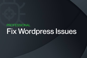 fix wordpress issues, wordpress bugs