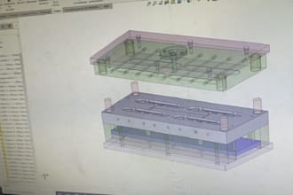 3d modeling product design, injection mold design