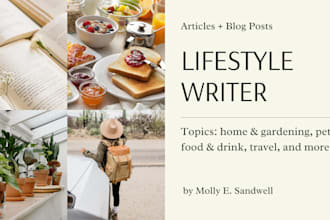 write fun, engaging lifestyle content for your blog, magazine, or website