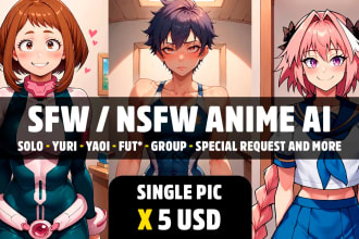 create sfw or nsfw anime ai art