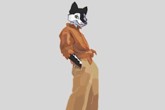 dibujaré a tu fursona o te dibujaré a ti estilo furry