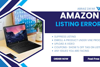 fix amazon listing issues with help of amazon features