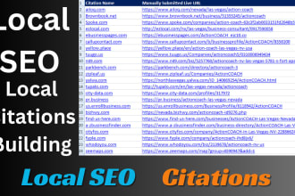 do top live local citations and directories for local businesses