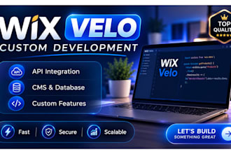 develop wix velo, API and cms