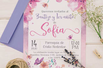 design a custom birthday or event invitation