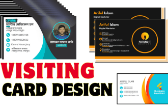 design real business cards, professional visiting card design