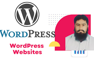 create word press website with designing